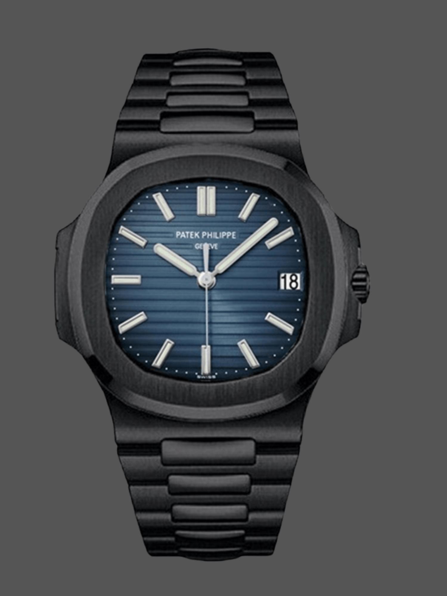 Replica Patek Philippe Nautilus Blue Dial 5711 40MM Mens Watch - QualitySwissReplica
