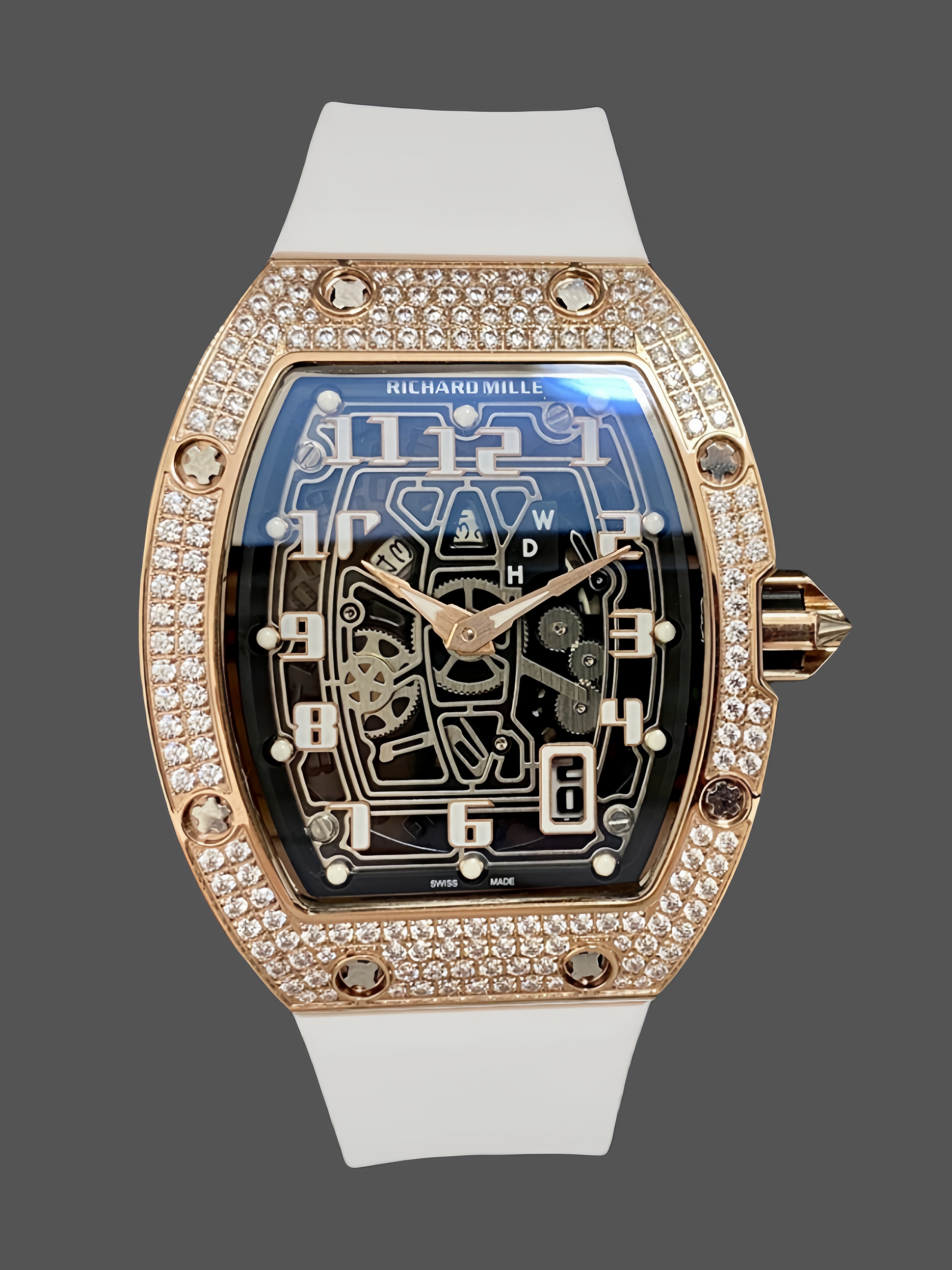 Richard Mille RM67-01 RG Automatic Winding Extra-Thin Medium Diamond Watch - QualitySwissReplica