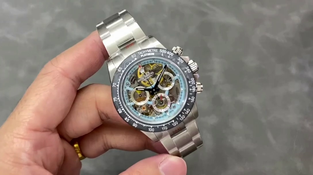 Daytona Daytona Artisans De Geneve Carbon Fiber Bezel Colorful Skeleton Dial 116500LN - QualitySwissReplica