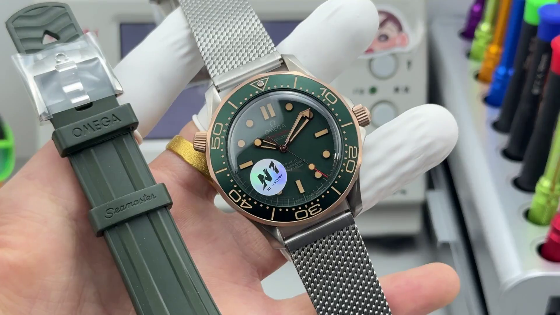 Omega Seamaster Diver Replica Chronometer Watch 210.92.42.20.10.001 42mm - QualitySwissReplica