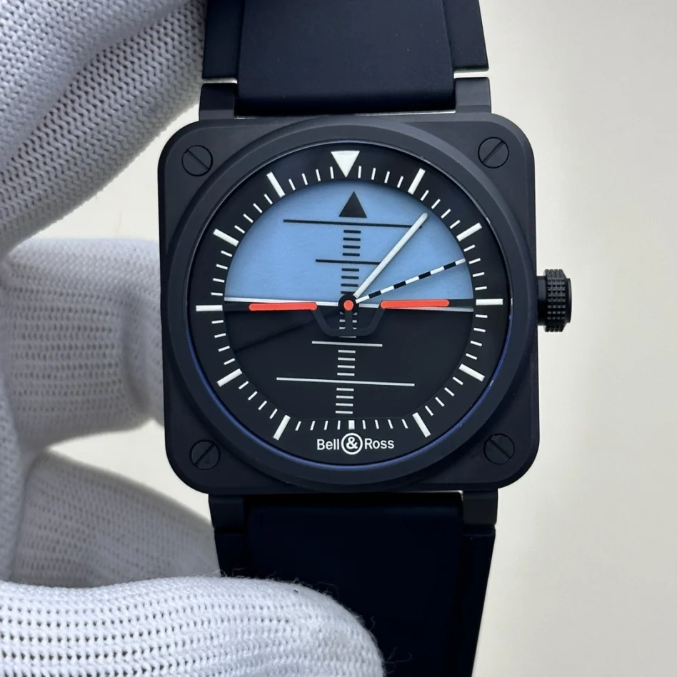 Bell & Ross BR-03 Horizon Limited Edition BR03A-HRZ-CE/SRB 41mm Automatic Mens Watch - QualitySwissReplica