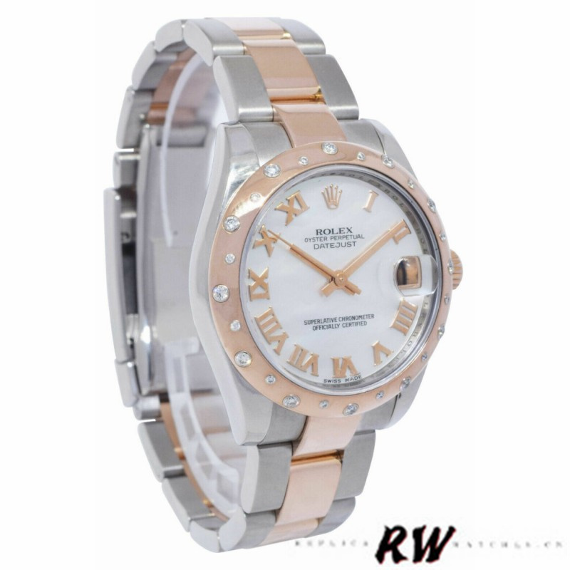 Rolex Datejust 178341 White Mother of Pearl Dial 31MM Lady Replica Watch - QualitySwissReplica