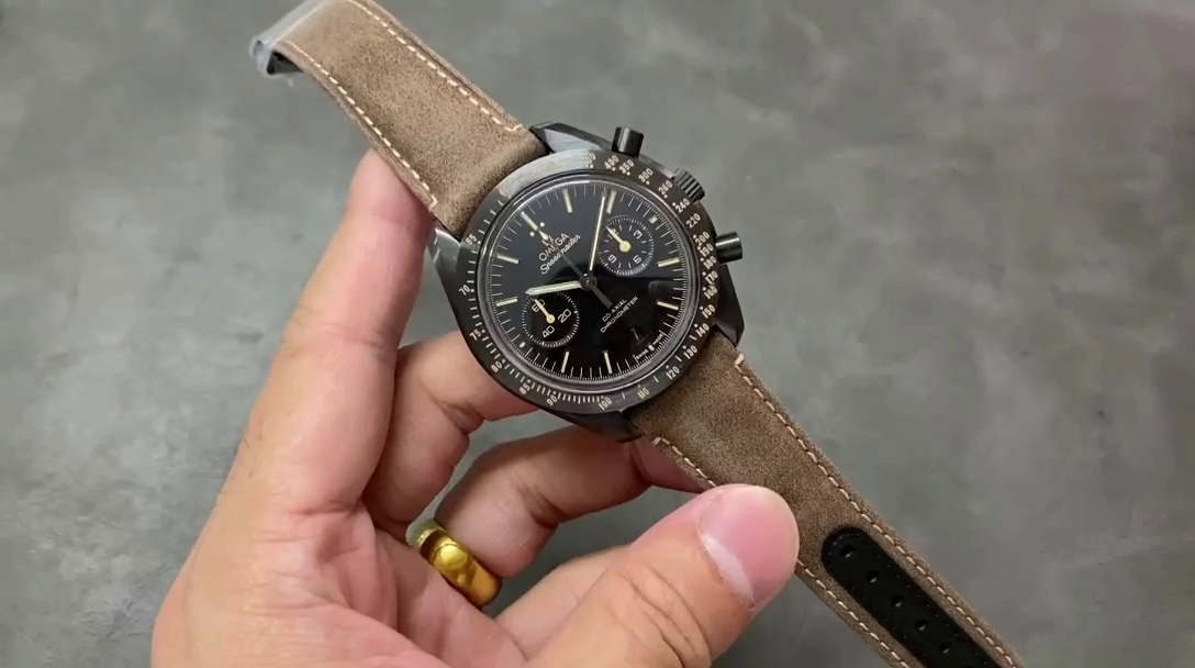 Omega Speedmaster 44.25mm 311.92.44.51.01.006 1:1 Clone Beige Index Watch - QualitySwissReplica