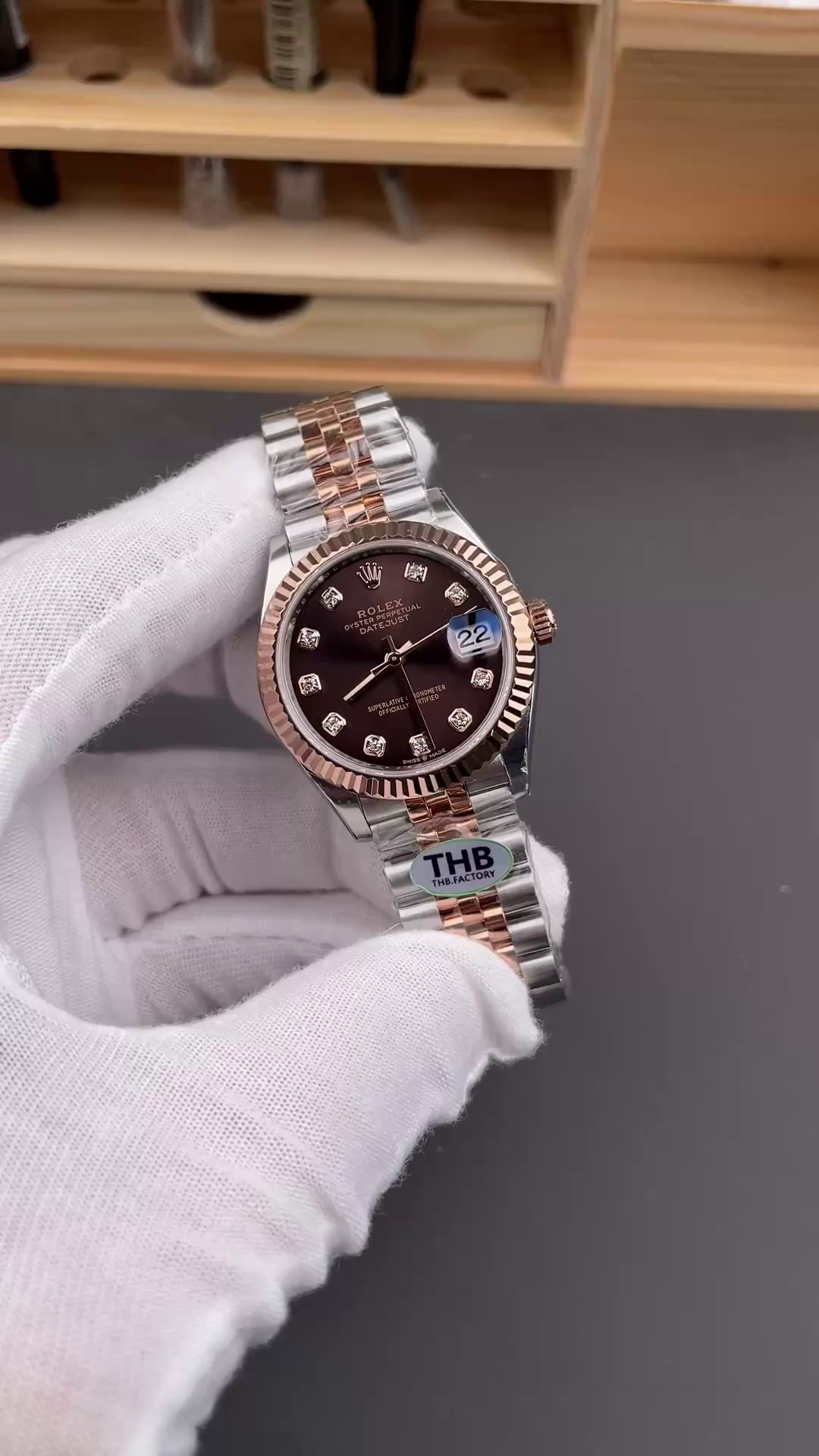Rolex Datejust 31mm 278271 0028 Two Tone Jubilee Bracelet Fluted Bezel - QualitySwissReplica
