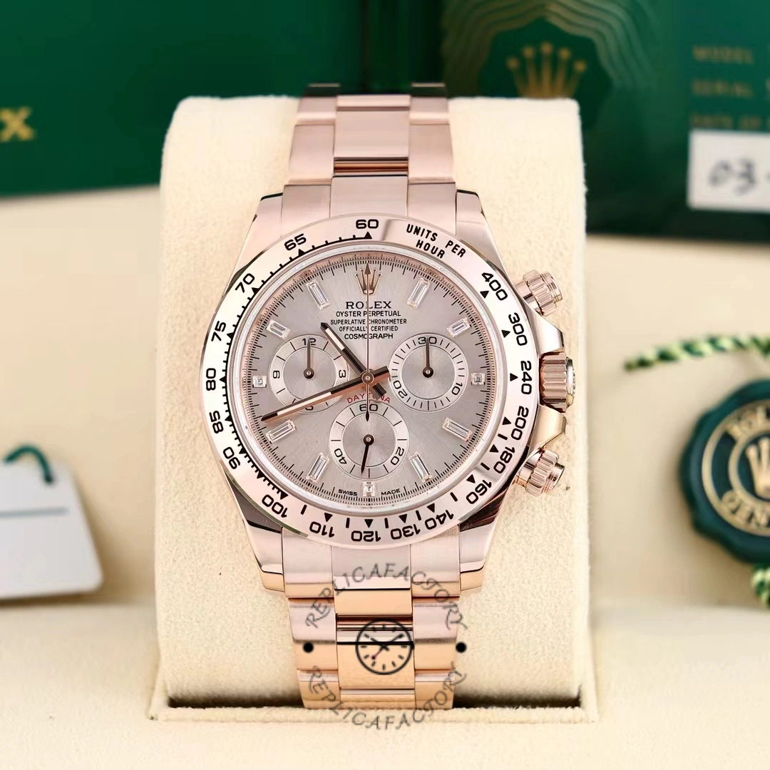 Rolex Daytona m116505 Everose Gold Sundust Pink Dial 40MM Mens Replica Watch - QualitySwissReplica
