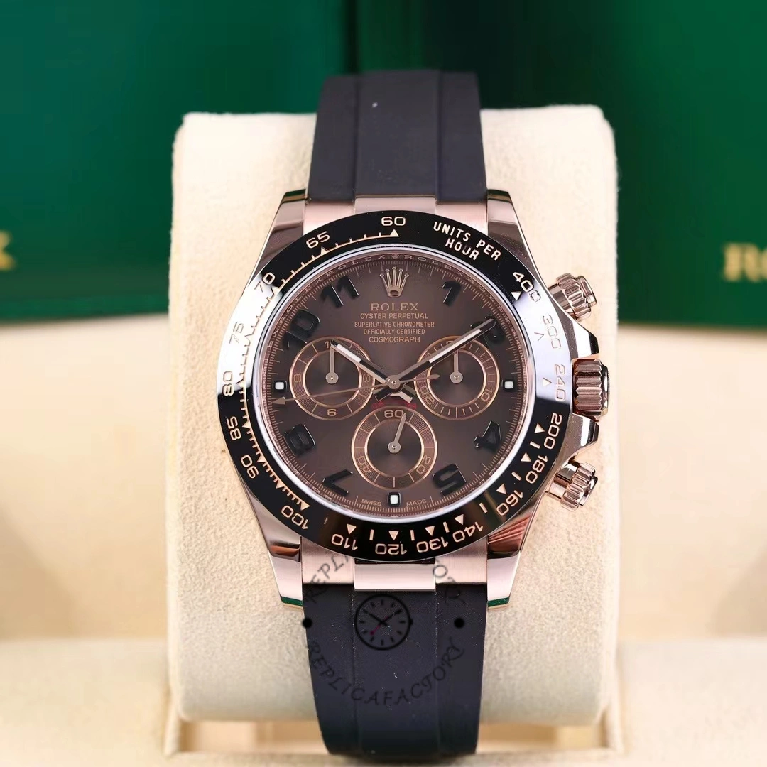 Rolex Cosmograph Daytona 116515LN Chocolate Arabic Dial 40mm Mens Replica Watch - QualitySwissReplica