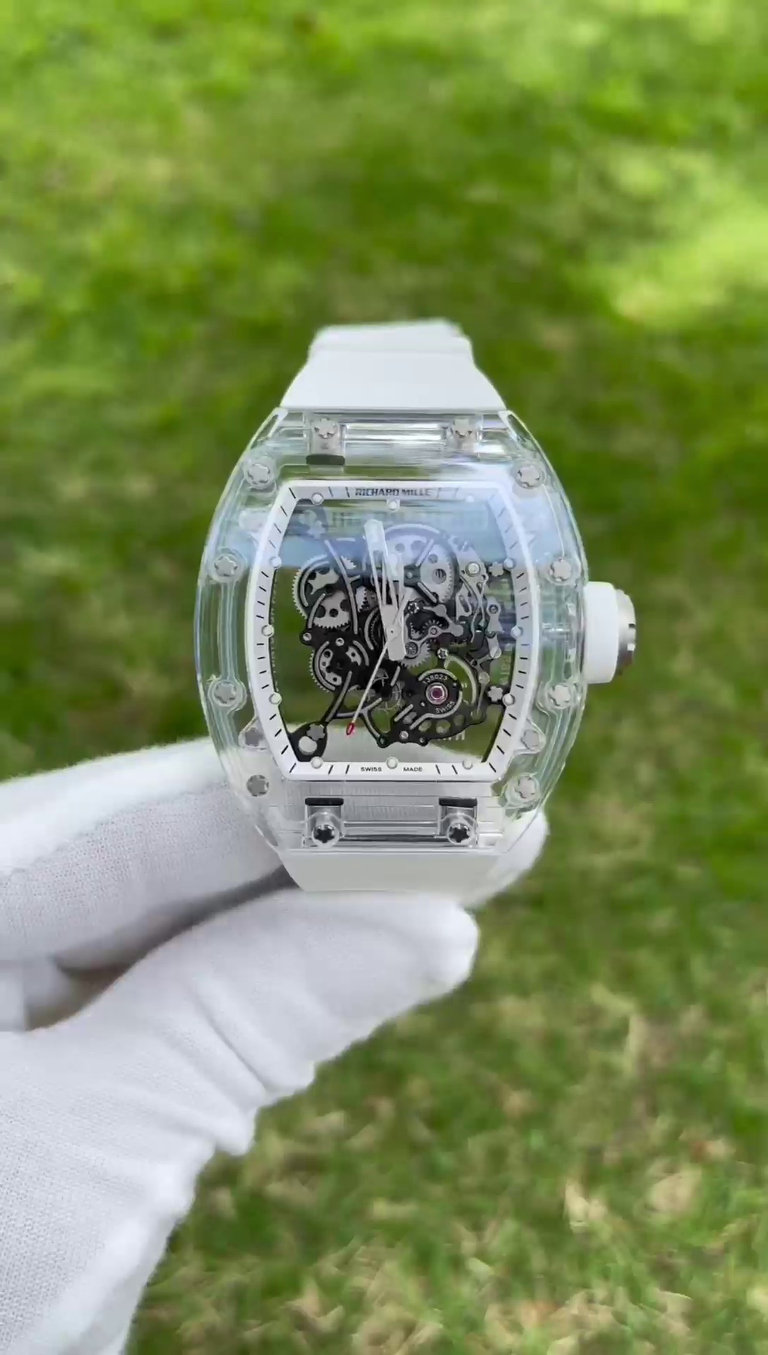 Richard Mille RM055 Transparent Case Skeleton Dial - QualitySwissReplica