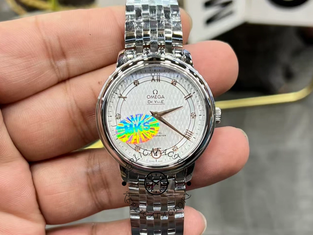 Omega De Ville Prestige 424.10.33.20.52.001 32.7mm Womens Watch Replica - QualitySwissReplica