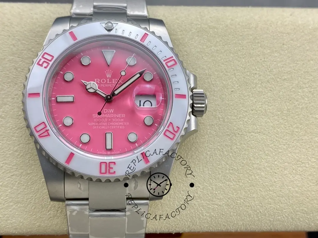 Rolex DIW Submariner Date 116610 Limited Edition Full 904L Pink Dial 40mm - QualitySwissReplica