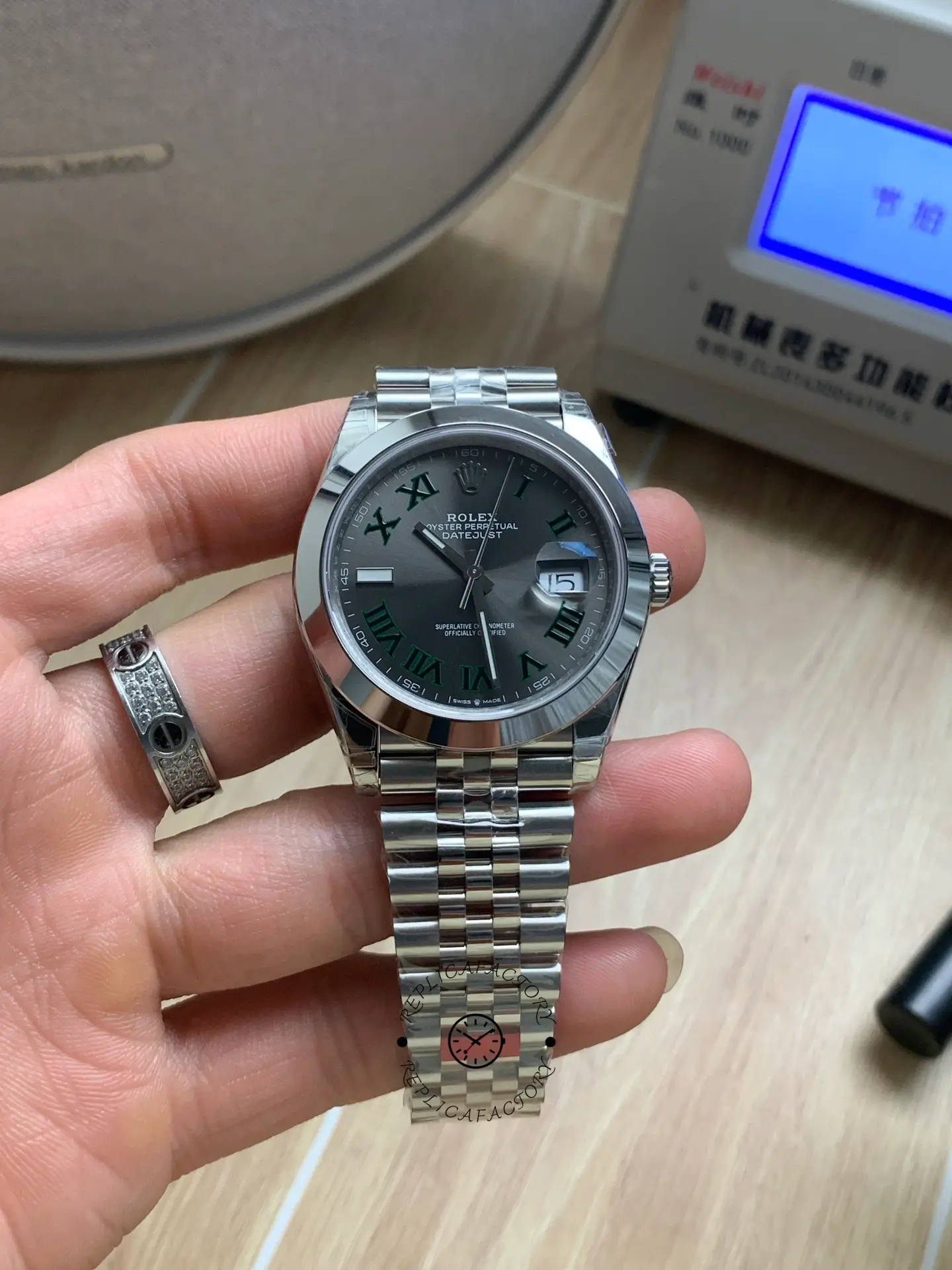 Rolex Datejust 41mm Stainless Steel m126300 0014 Slate Roman Jubilee - QualitySwissReplica