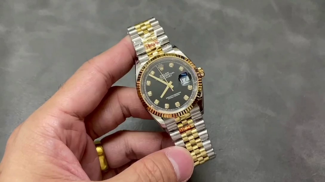 Rolex Datejust 126233 Black Diamond Dial 36MM Unisex Replica Watch - QualitySwissReplica