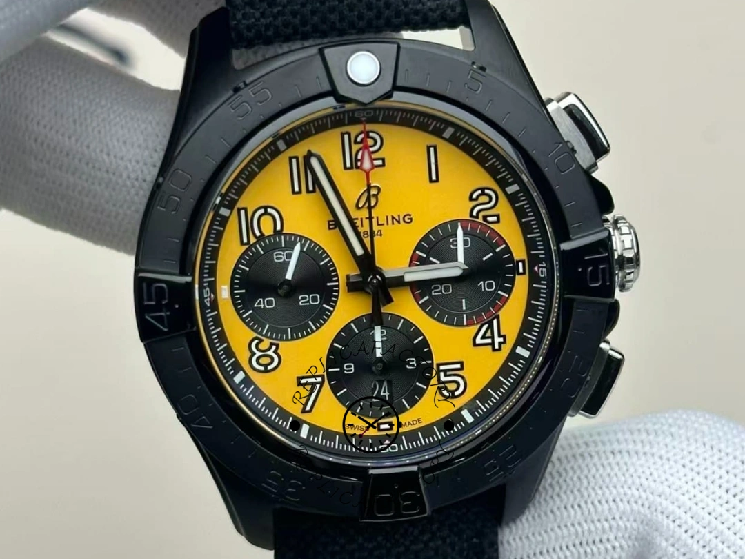 Breitling Avenger B01 Chronograph 44 Night Mission SB0147101I1X2 1:1 Clone - QualitySwissReplica