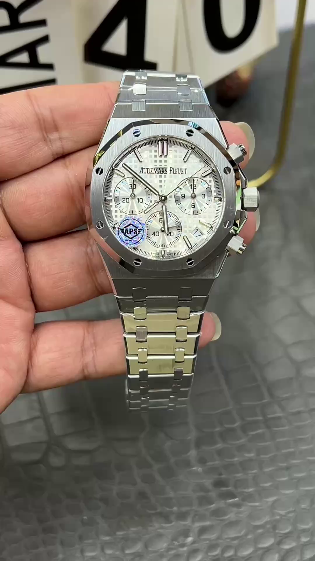 AP Royal Oak Chronograph 41 50th Anniversary 26240ST.OO.1320ST.03 Replica - QualitySwissReplica