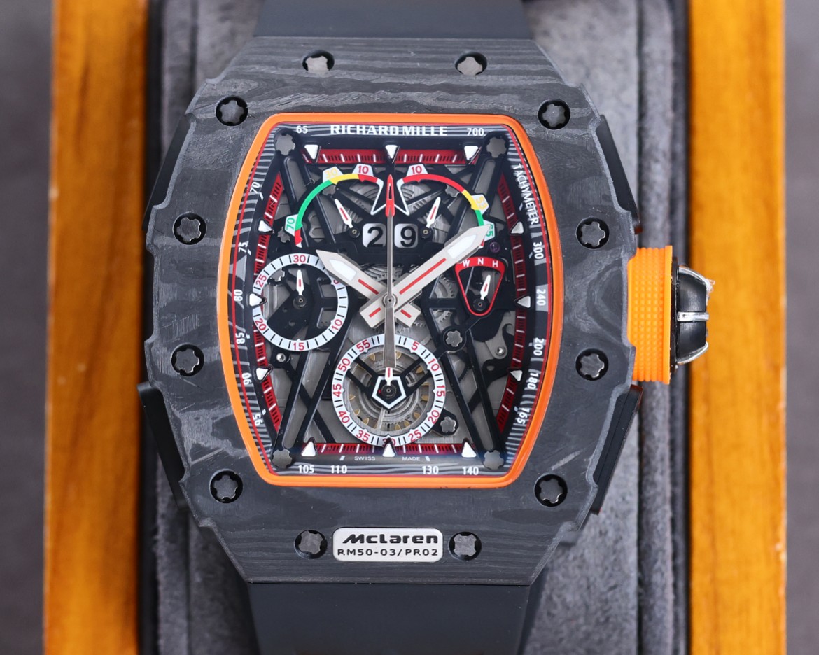 Richard Mille RM 50-03 McLaren F1 Tourbillon Split-Seconds Chronograph - QualitySwissReplica