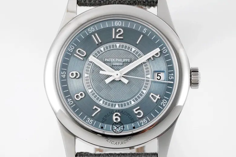 Replica Patek Philippe Limited Edition Calatrava 40mm 6007A 001 Blue Dial Mens Watch - QualitySwissReplica