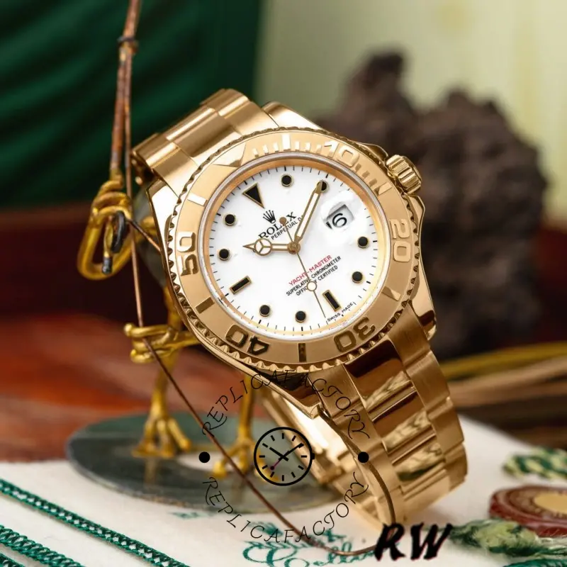 Rolex Yacht-Master 16628 White Dial 40mm Mens replica Watch - QualitySwissReplica