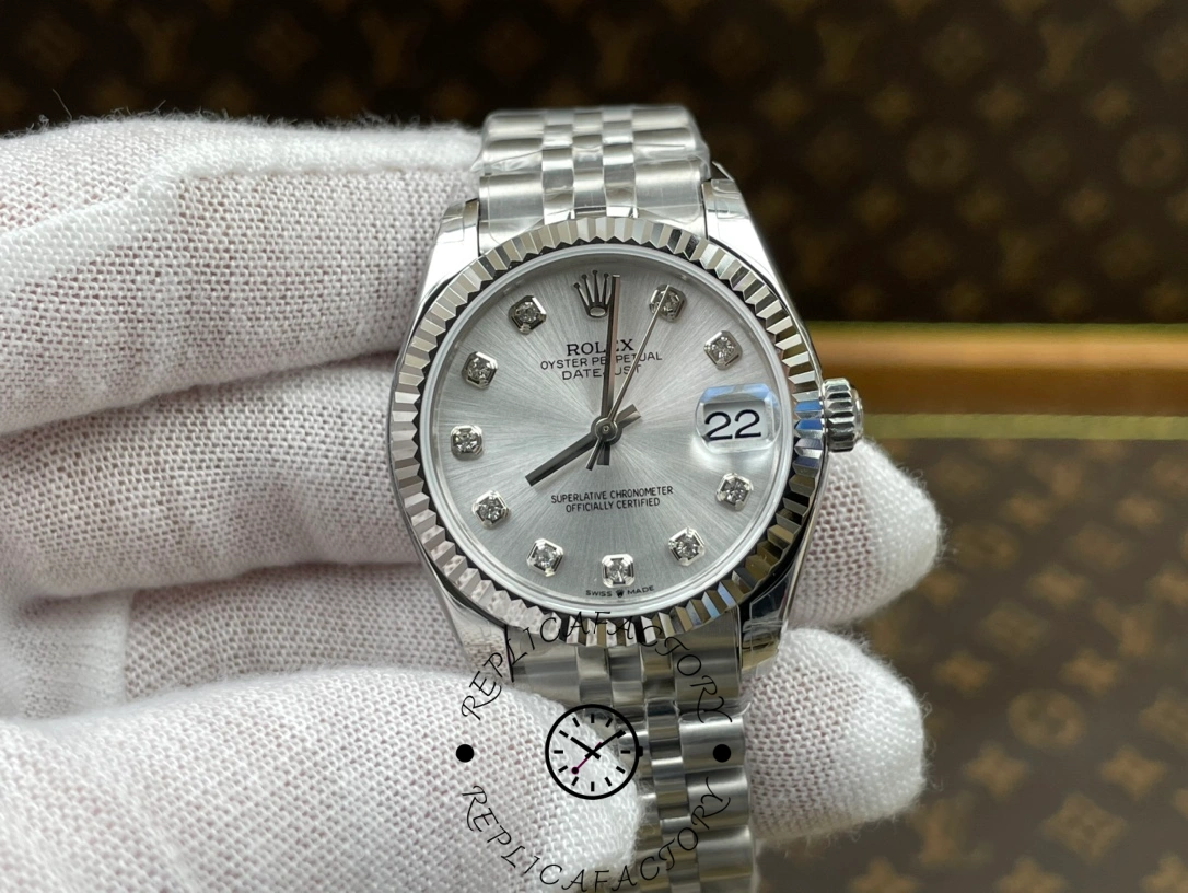 Rolex Datejust 31 and 41mm Oystersteel Silver Dial m278274 0030 - QualitySwissReplica