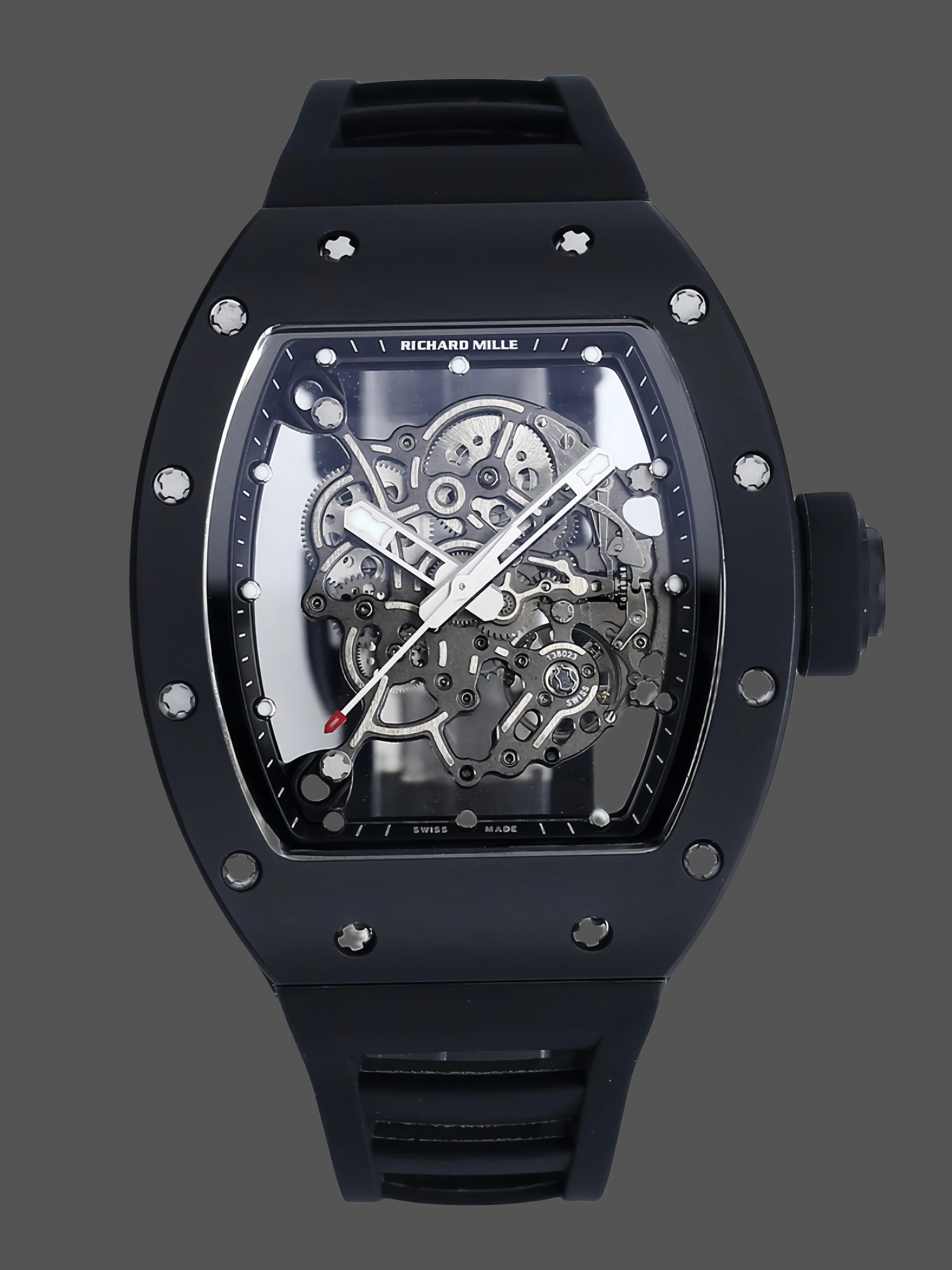 Richard Miller RM 055 RMUL2 NTPT Carbon Fiber White Mark - QualitySwissReplica