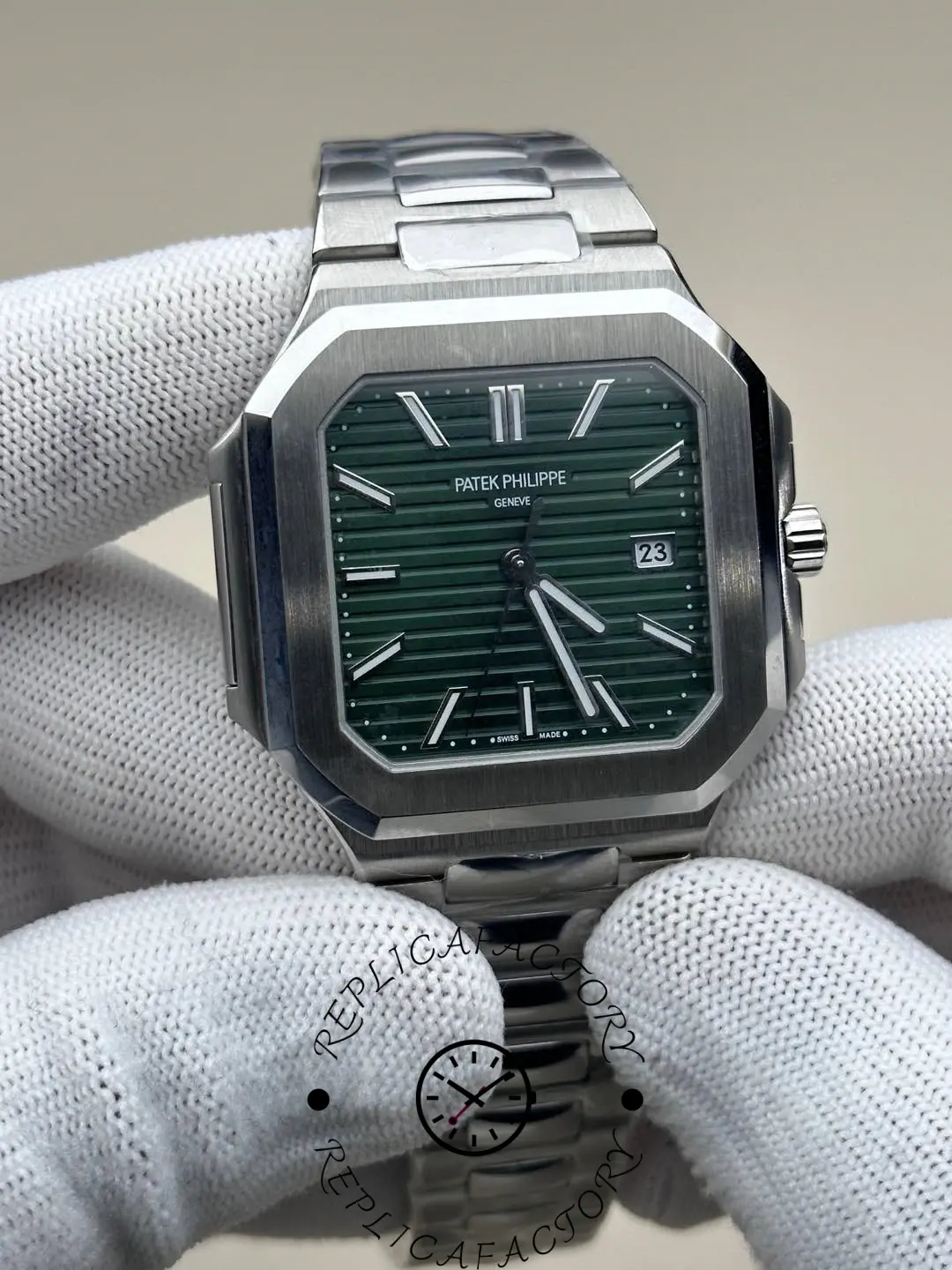 Patek Philippe Cubitus Date Sweep Seconds 5821 1A 001 Men's Watch - QualitySwissReplica