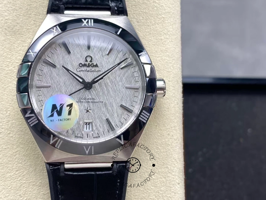 Omega Constellation Black Ceramic Bezel 41mm 131.33.41.21.06.001 Replica - QualitySwissReplica