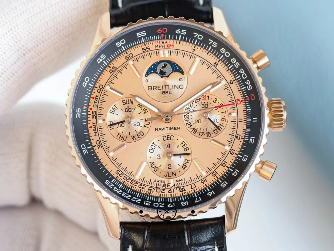 Breitling Navitimer B19 Chronograph 43 RB19101A1H1P1 Replica - QualitySwissReplica