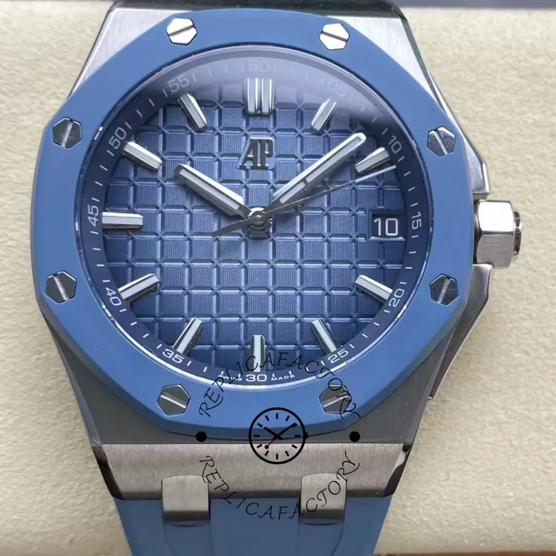 AP Royal Oak Offshore Replica Selfwinding 15605SK.OO.A350CA.01 43 Blue Strap - QualitySwissReplica