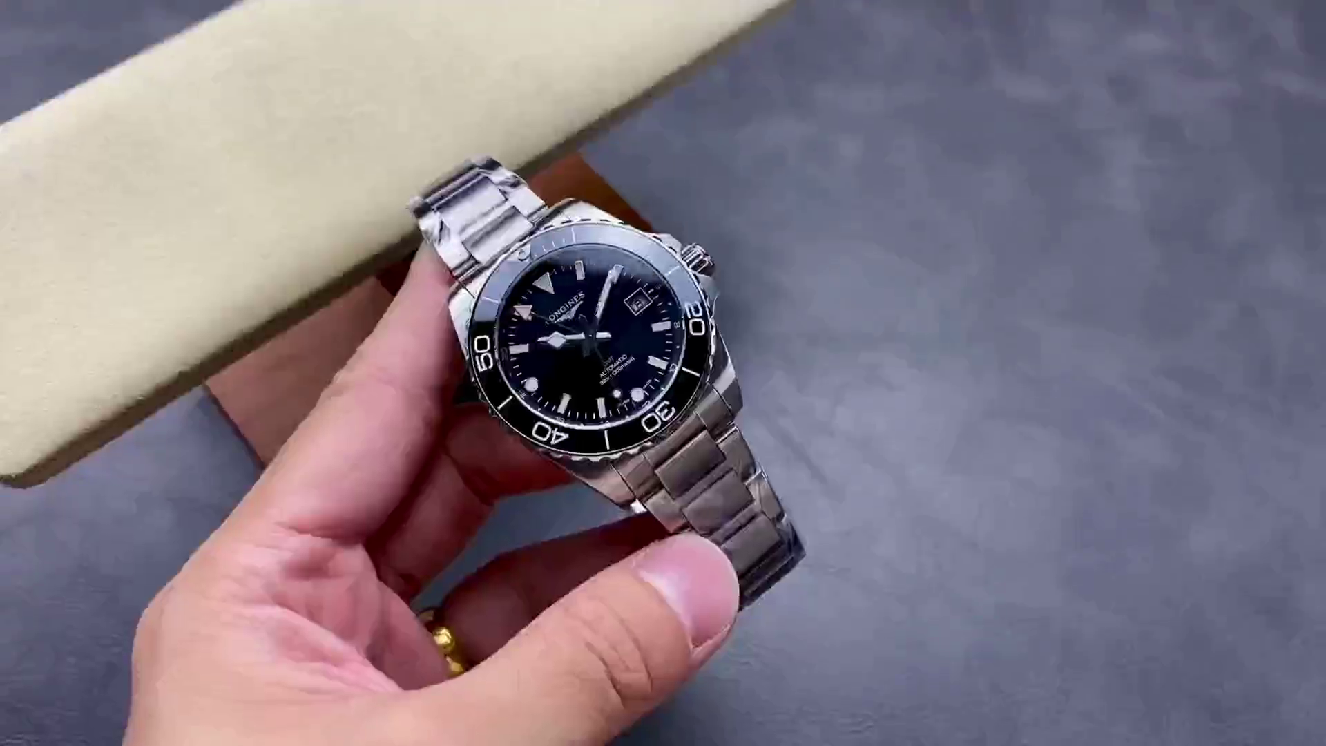 Longines HydroConquest GMT 41 Steel L3.790.4.56.6 Replica Ceramic Bezel - QualitySwissReplica