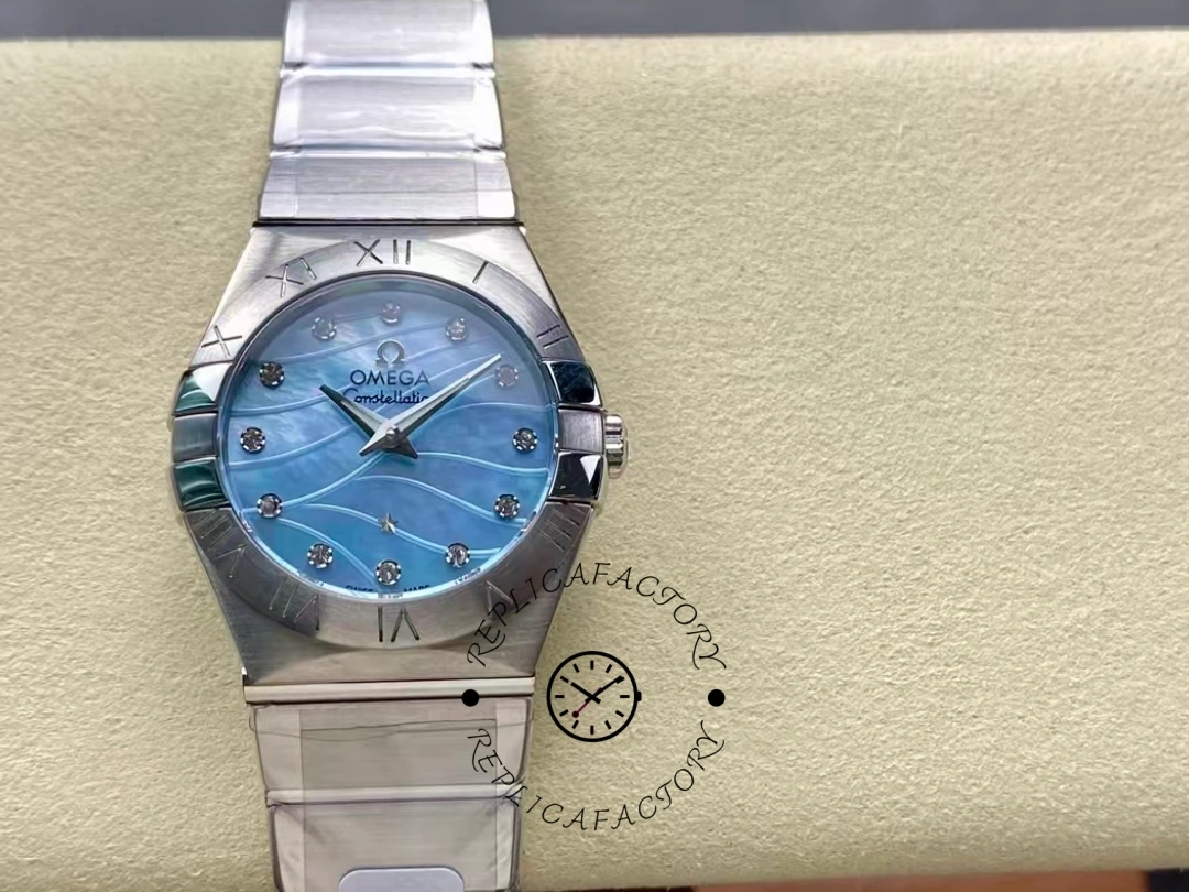 Omega Constellation Quartz 123.10.27.60.57.001 Ladies Luxury Clone Watch - QualitySwissReplica