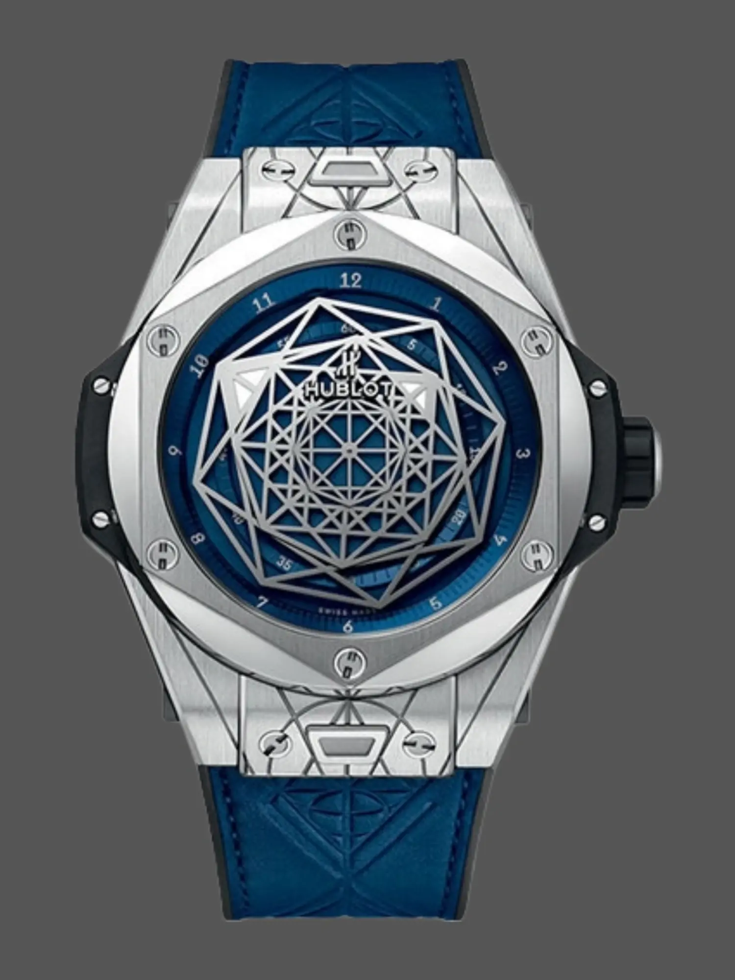 Hublot Replica Big Bang Sang Bleu 415.NX.7179.VR.MXM18 Titanium 45mm - QualitySwissReplica