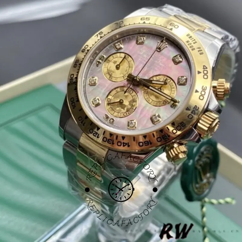 Rolex Cosmograph Daytona 116503 Black Mother Of Pearl Dial 40MM Mens Replica Watch - QualitySwissReplica