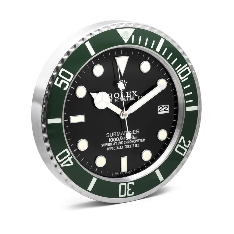 Rolex Submariner Green & Black Wall Clock - QualitySwissReplica
