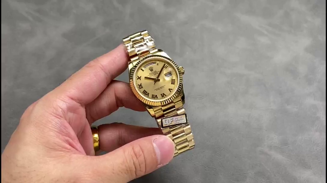 Rolex Day-Date 118238 Champagne Dial 36mm Unisex Replica Watch - QualitySwissReplica
