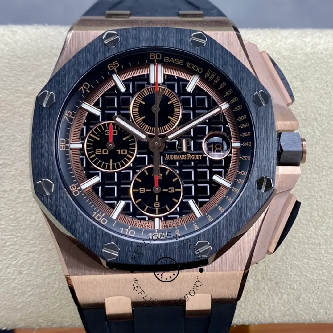 AP Royal Oak Offshore Replica 42 Ceramic 26401RO.OO.A002CA.02 Black Rubber - QualitySwissReplica
