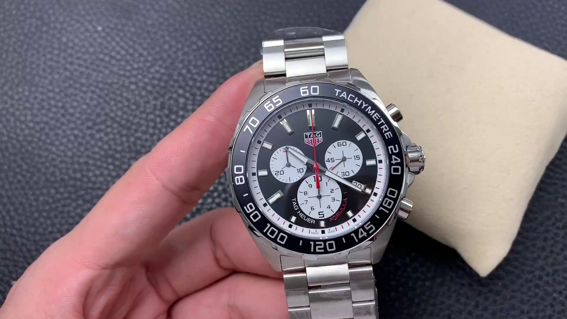 Tag Heuer Formula 1 Chronograph Black Dial CAZ101E.BA0842 Quartz 43mm - QualitySwissReplica