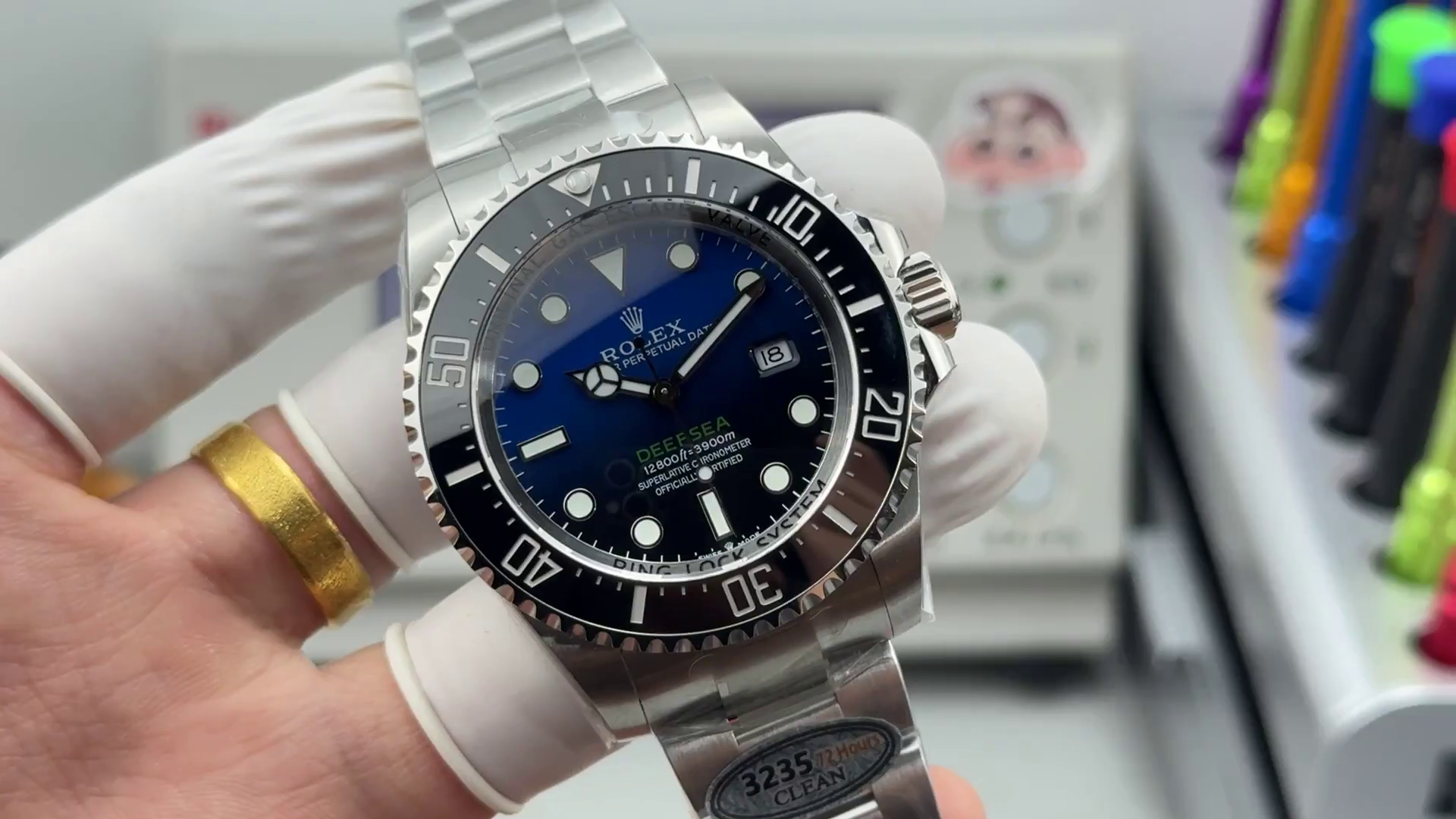 Rolex Sea-Dweller Deepsea 116660 Stainless Steel D-Blue Dial 44MM Mens Replica Watch - QualitySwissReplica