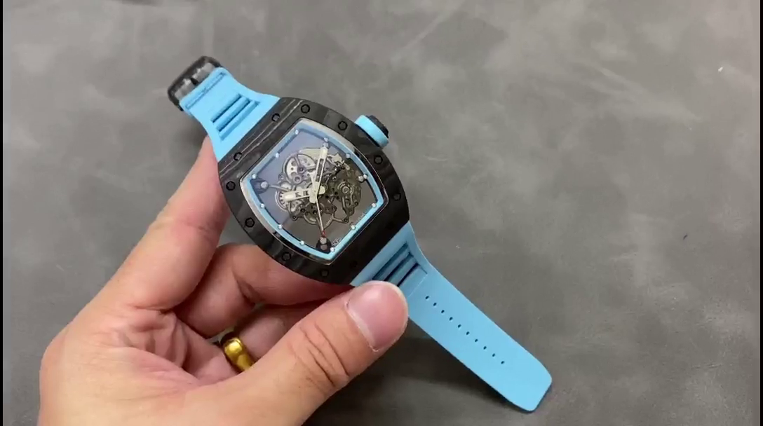 Richard Mille RM 055 Bubba Watson Yas Marina Circuit NTPT Blue - QualitySwissReplica