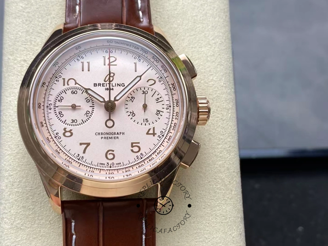 Breitling Premier B09 Chronograph 40 Replica RB0930371G1P1 Men's Luxury Watch - QualitySwissReplica