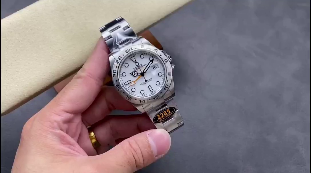 Rolex Explorer II m226570 0001 Stainless Steel White Dial 42MM Mens Replica Watch - QualitySwissReplica
