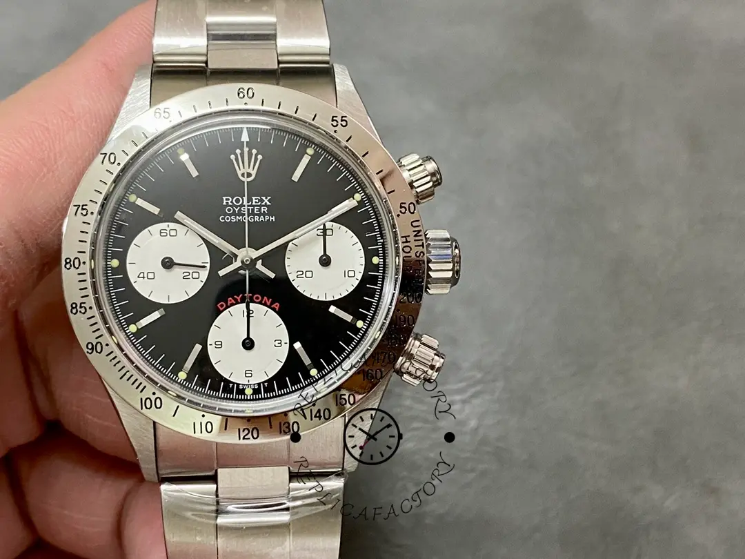 Rolex Daytona 6265 Black Sigma Big Red Vintage - QualitySwissReplica