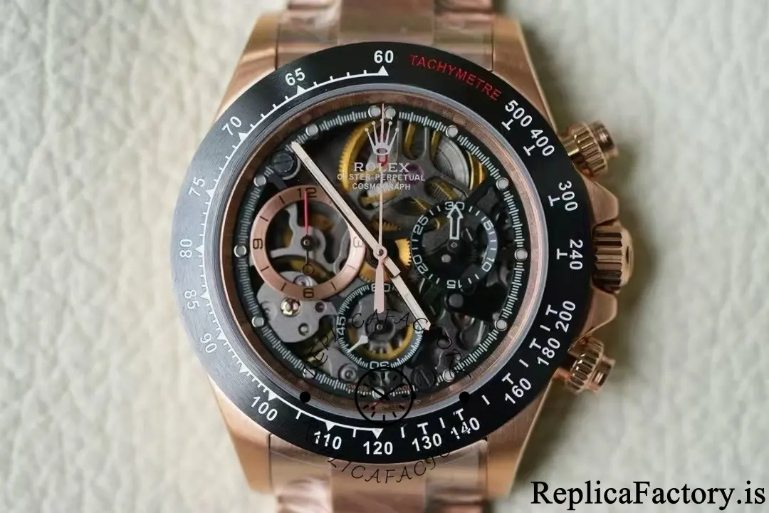 Rolex Daytona 116520 Artisans de Genève Skeleton Dial Steel Bracelet Steel Case Replicas - QualitySwissReplica