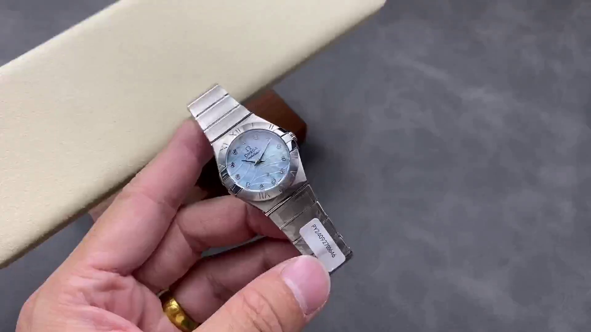 Omega Constellation Quartz 123.10.27.60.57.001 Ladies Luxury Clone Watch - QualitySwissReplica