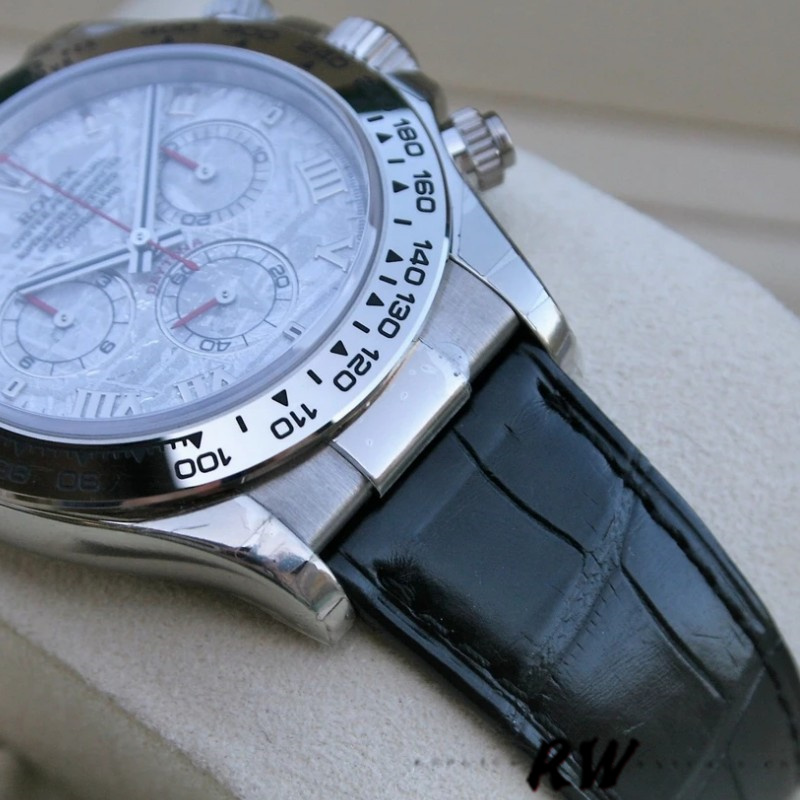 Rolex Daytona 116519 Meteorite Dial Leather strap 40mm Mens Replica Watch - QualitySwissReplica