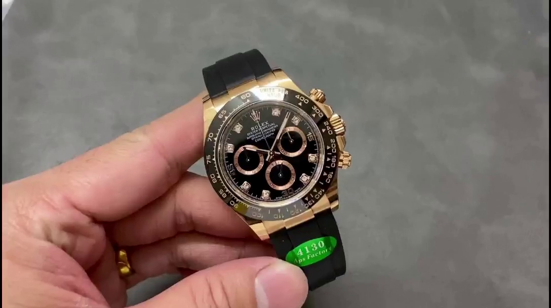 Rolex Cosmograph Daytona Rose Gold Case Black Dial 116515ln 0057 - QualitySwissReplica