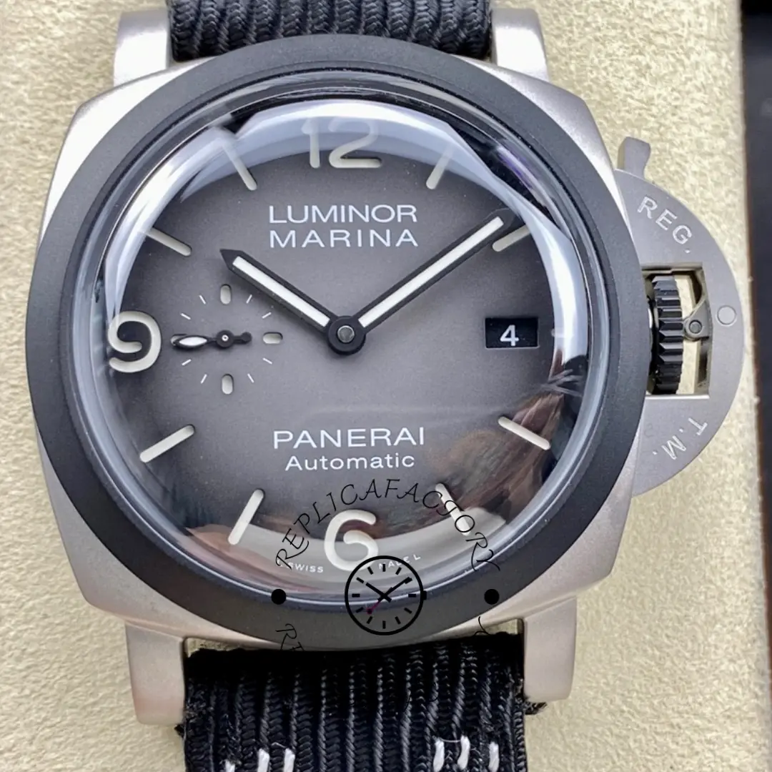 Panerai PAM01122 Luminor 1950 Marina Replica Guillaume Nery Auto Gray Dial - QualitySwissReplica