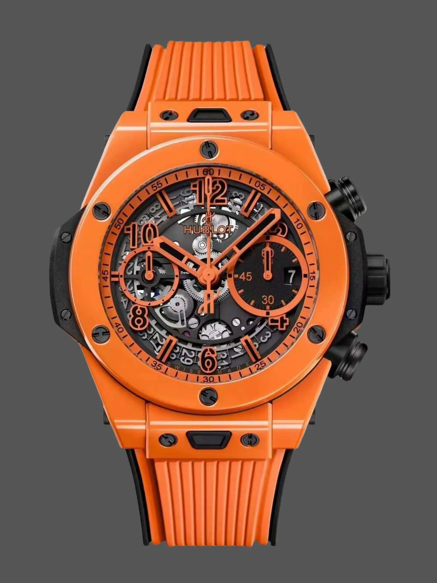 Hublot Big Bang Unico Orange Ceramic 42mm 441.CU.5910.RX - QualitySwissReplica