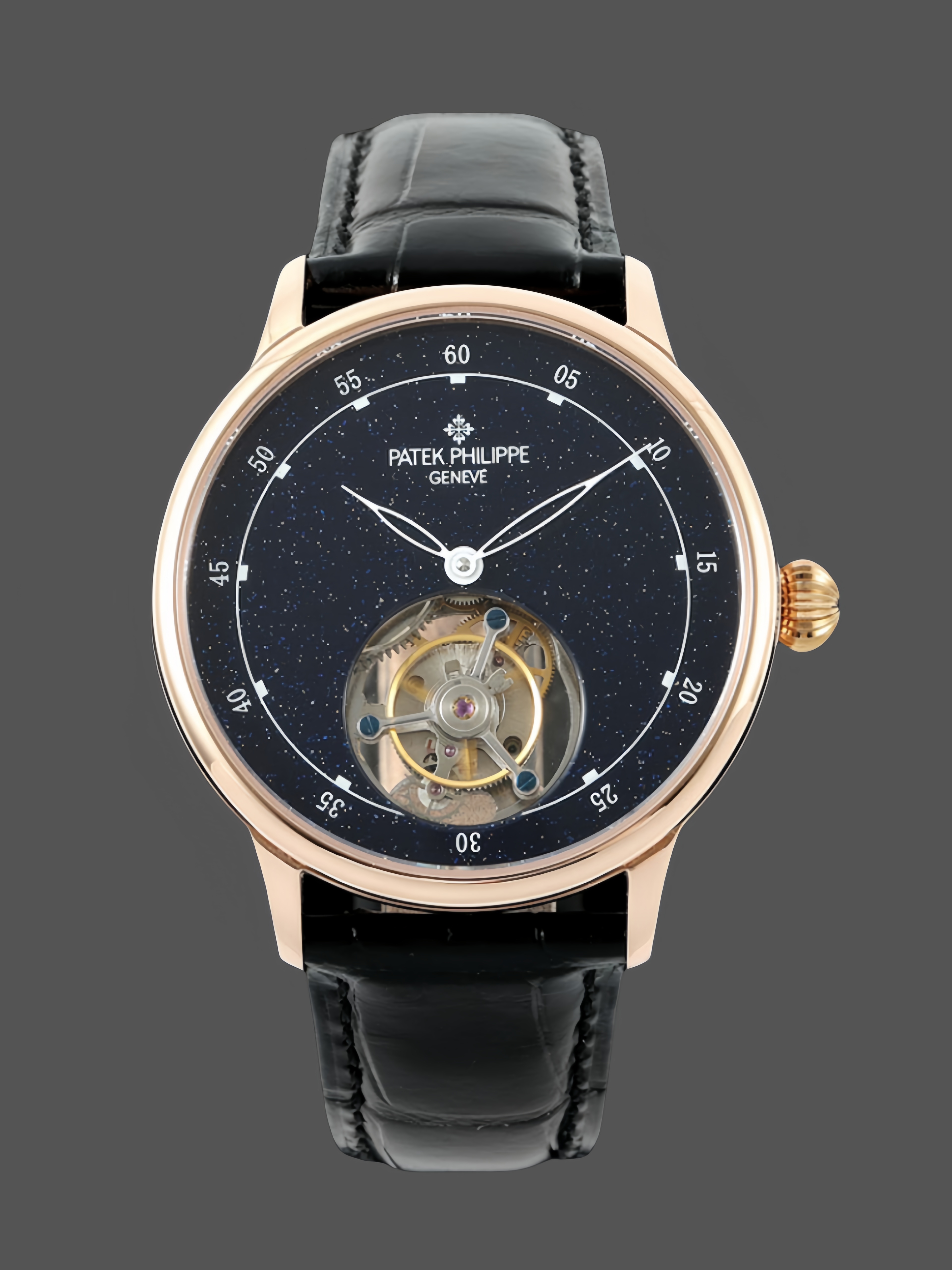 Patek Philippe Grand Complications Sky Moon Tourbillon Rose Gold 6102P 001 Watch - QualitySwissReplica