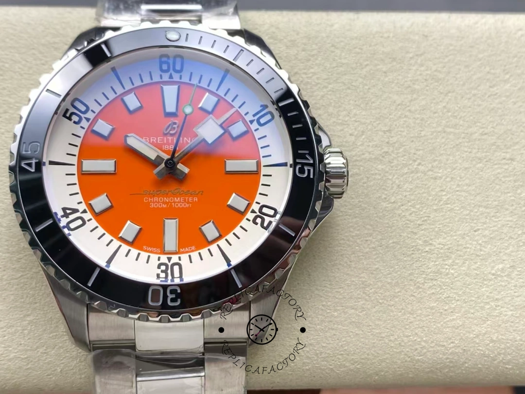 Breitling Superocean Automatic 42 A173751A1O1S1 Stainless Steel Strap Replica - QualitySwissReplica