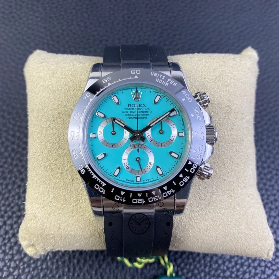 Rolex Daytona 40mm Ice Blue Ceramic Bezel 4 116519LN Men's Watch - QualitySwissReplica