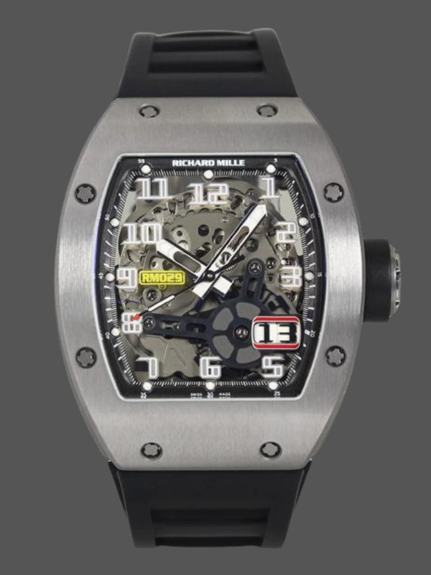 Richard Mille RM 029 Oversized Date Titanium Replica Watch - QualitySwissReplica