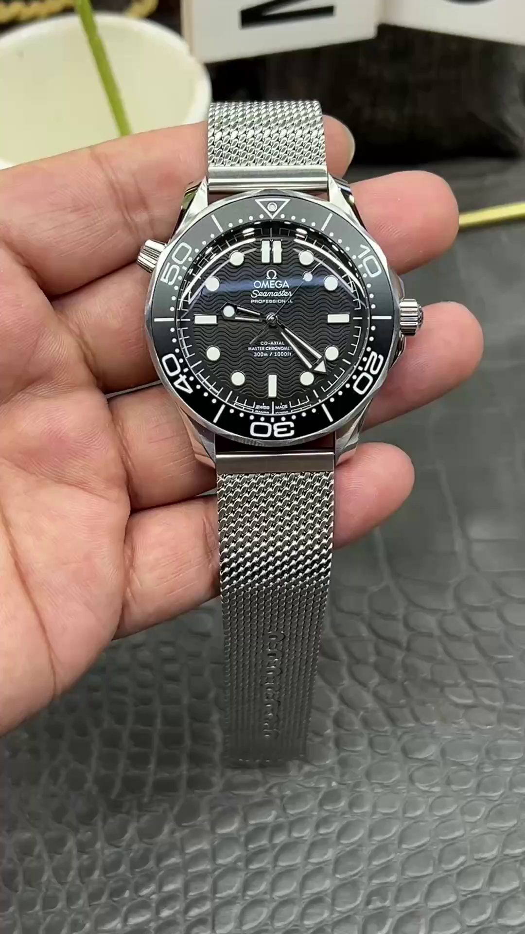 Omega Clone Seamaster Diver 300M Black Dial 210.30.42.20.01.010 42MM - QualitySwissReplica